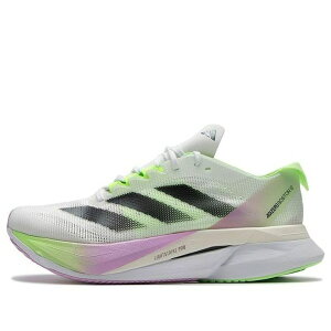 adidas �A�f�B�_�X ���f�B�[�X �X�j�[�J�[ �y(WMNS) adidas Adizero Boston 12 'White Green' IG3328�z �T�C�Y US_7.5(24.5cm)