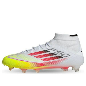adidas �A�f�B�_�X �����Y �X�j�[�J�[ �yadidas F50 Elite Mid FG 'Pure Victory Pack White Yellow Neon Red' IE1457�z �T�C�Y US_8(26.0cm)