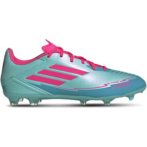 adidas �A�f�B�_�X �����Y �X�j�[�J�[ �yadidas F50 League FG/MG Messi Miami�z �T�C�Y US_10.5(28.5cm) Flash Aqua/Lucid Pink/Lucid Cyan