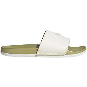 adidas �A�f�B�_�X �����Y �X�j�[�J�[ �yadidas Adilette Comfort Slides Core White Gold Metallic�z �T�C�Y US_9(27.0cm) Core White/Core White/Gold Metallic