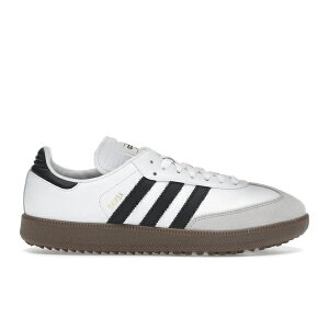 adidas �A�f�B�_�X �����Y �X�j�[�J�[ �yadidas Samba Spikeless Golf Cloud White Core Black Gum�z �T�C�Y US_M_13.5 Cloud White/Core Black/Gum