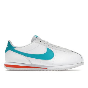 Nike �i�C�L �����Y �X�j�[�J�[ �yNike Cortez Miami Dolphins�z �T�C�Y US_7.5(25.5cm) White/Cosmic Clay/Metallic Silver/Dusty Cactus
