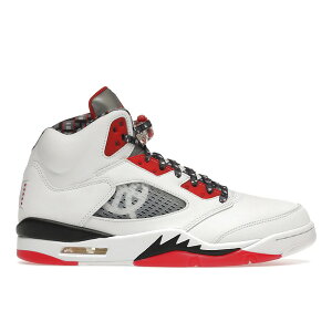 Jordan �W���[�_�� �����Y �X�j�[�J�[ �yJordan 5 Retro Quai 54 (2021)�z �T�C�Y US_10(28.0cm) White/University Red-Black