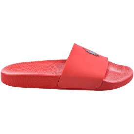 Polo Ralph Lauren ラルフローレン メンズ スニーカー 【Polo Ralph Lauren Signature Pony Slide】 サイズ US_13(31.0cm) Red Navy