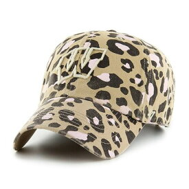 フォーティーセブン レディース 帽子 アクセサリー Wisconsin Badgers '47 Women's Bagheera Clean Up Adjustable Hat Khaki