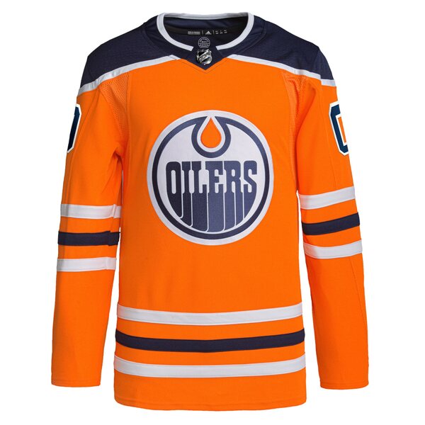 アディダス メンズ ユニフォーム Pro Orange Oilers Jersey adidas Edmonton Authentic Custom  トップス Home トップス