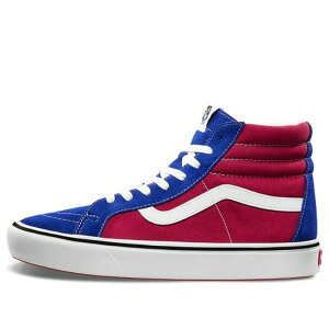 Vans �o���Y �����Y �X�j�[�J�[ �yVans SK8-HI ComfyCush 'Chili Pepper True Blue' VN0A3WMCVX5�z �T�C�Y US_10.5(28.5cm)