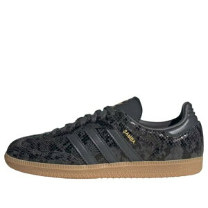 adidas �A�f�B�_�X ���f�B�[�X �X�j�[�J�[ �y(WMNS) adidas Samba Faux Snakeskin 'Black' JQ3532�z �T�C�Y US_7(24.0cm)