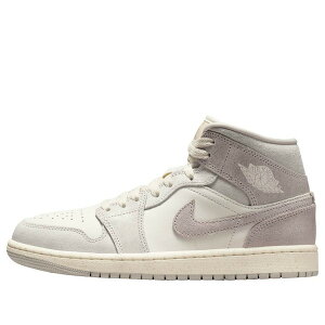 Jordan �W���[�_�� ���f�B�[�X �X�j�[�J�[ �y(WMNS) Air Jordan 1 Mid SE 'Light Iron Ore Pale Ivory' IB7010-001�z �T�C�Y US_6(23.0cm)