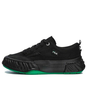 FILA �t�B�� ���f�B�[�X �X�j�[�J�[ �y(WMNS) Fila Runner 'Black Green' F12W322301FBK�z �T�C�Y US_5.5(22.5cm)