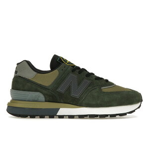 New Balance �j���[�o�����X �����Y �X�j�[�J�[ �yNew Balance 574 Legacy Stone Island Dark Green�z �T�C�Y US_7(25.0cm) Dark Green/Brown