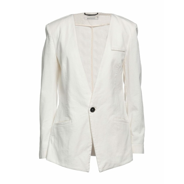 NOSTRASANTISSIMA ノストラサンティッシマ ジャケット＆ブルゾン アウター レディース Suit jackets Whiteのサムネイル