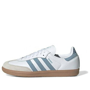 adidas �A�f�B�_�X ���f�B�[�X �X�j�[�J�[ �y(WMNS) adidas Samba OG 'Cloud White Ash Blue' JS1391�z �T�C�Y US_7(24.0cm)