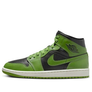Jordan �W���[�_�� ���f�B�[�X �X�j�[�J�[ �y(WMNS) Air Jordan 1 Mid 'Altitude Green' BQ6472-031�z �T�C�Y US_8(25.0cm)