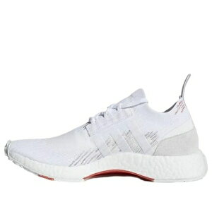 adidas �A�f�B�_�X ���f�B�[�X �X�j�[�J�[ �y(WMNS) adidas NMD_Racer Primeknit 'White' CQ2033�z �T�C�Y US_5.5(22.5cm)