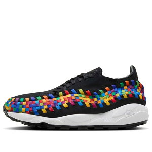 Nike �i�C�L ���f�B�[�X �X�j�[�J�[ �y(WMNS) Nike Air Footscape Woven 'Rainbow Black' FB1959-002�z �T�C�Y US_7(24.0cm)