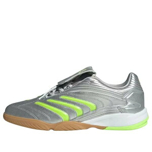 adidas �A�f�B�_�X ���f�B�[�X �X�j�[�J�[ �y(WMNS) adidas Predator Sala 'Silver Metallic Signal Green' JR1636�z �T�C�Y US_5.5(22.5cm)