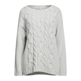 【送料無料】 ロッソピューロ レディース ニット&セーター アウター Sweaters Light grey