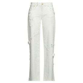 【送料無料】 ブルマリン レディース デニムパンツ ボトムス Jeans White