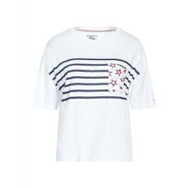 【送料無料】 トミー ヒルフィガー レディース Tシャツ トップス T-shirts White