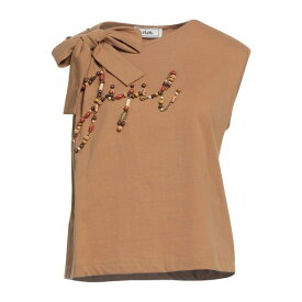 【送料無料】 ジジル レディース カットソー トップス Tops Camel