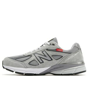 New Balance �j���[�o�����X �����Y �X�j�[�J�[ �yNew Balance 990v4 Made In USA 'Red Label - Grey' M990VS4�z �T�C�Y US_5.5(23.5cm)