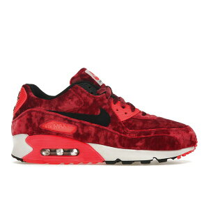 Nike iCL fB[X Xj[J[ yNike Air Max 90 Infrared Velvet (Women's)z TCY US_7(24.0cm) Red/Black/Infrared/Metallic Gold