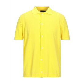 ROBERTO COLLINA ロベルトコリーナ シャツ トップス メンズ Shirts Yellow