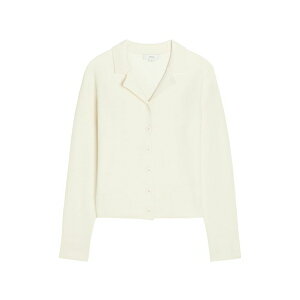 ���B���X ���f�B�[�X �J�[�f�B�K�� �A�E�^�[ Spread-collar button-up cardigan Neutrals