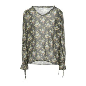 MASSIMO ALBA マッシモ アルバ シャツ トップス レディース Blouses Steel grey