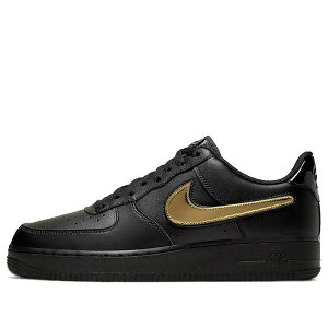 Nike �i�C�L �����Y �X�j�[�J�[ �yNike Air Force 1 Low '07 LV8 'Removable Swoosh - Black Gold' CT2252-001�z �T�C�Y US_9.5(27.5cm)