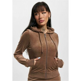 カール カナイ レディース パーカー・スウェットシャツ アウター KW234-033-1 KK CHEST SIGNATURE TIGHT FULL ZIP - Zip-up sweatshirt - taupe