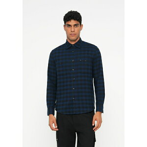 g~[ qtBK[ Y Vc gbvX CHECK SHIRT - Shirt - night sky