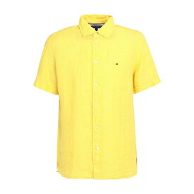 【送料無料】 トミー ヒルフィガー メンズ シャツ トップス Shirts Yellow