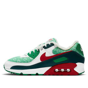 Nike iCL Y Xj[J[ Black/Green/Red yNike Air Max 90 'Christmas Sweater' DC1607-100z TCY US_9(27.0cm)
