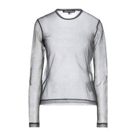 【送料無料】 コムデギャルソン レディース Tシャツ トップス T-shirts Steel grey
