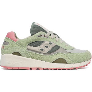 Saucony �T�b�J�j�[ ���f�B�[�X �X�j�[�J�[ �ySaucony Shadow 6000 Lux Green Ivory Pink (Women's)�z �T�C�Y US_8.5(25.5cm) Green/Ivory
