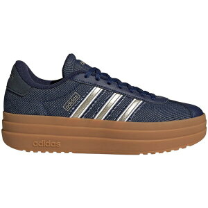 adidas �A�f�B�_�X ���f�B�[�X �X�j�[�J�[ �yadidas VL Court Bold Dark Blue Cyber Metallic Aurora Ink (Women's)�z �T�C�Y US_6(23.0cm) Dark Blue/Cyber Metallic/Aurora Ink