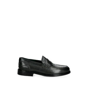 �N���[�N�X �����Y �X���b�|���E���[�t�@�[ �V���[�Y Crocodile-effect leather loafers Green