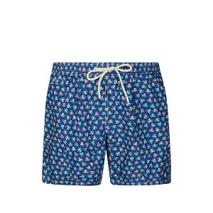 �G���V�[�c�[�Z�C���g�o�[�X �����Y �J�W���A���p���c �{�g���X Octopus-print swim shorts Blue