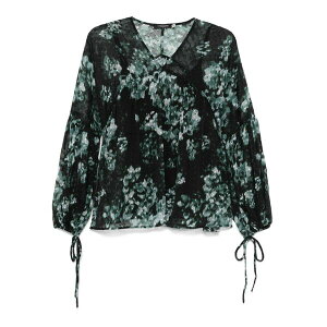 �X�R�b�`�A���h�\�[�_ ���f�B�[�X �V���c �g�b�v�X Fil coupe blouse Black