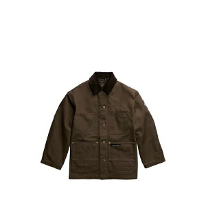 �J�i�_�O�[�X ���f�B�[�X �R�[�g �A�E�^�[ Beaumont corduroy-collar logo-patch coat Brown