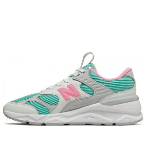 New Balance �j���[�o�����X ���f�B�[�X �X�j�[�J�[ �y(WMNS) New Balance X-90 Grey/Green/Pink WSX90TLT�z �T�C�Y US_7.5(24.5cm)