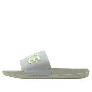 Nike �i�C�L ���f�B�[�X �X�j�[�J�[ �y(WMNS) Nike Offcourt Slide 'Light Silver Barely Volt' BQ4632-013�z �T�C�Y US_W_10