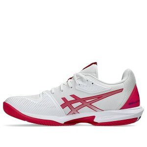 ASICS �A�V�b�N�X ���f�B�[�X �X�j�[�J�[ �y(WMNS) ASICS Solution Speed FF 3 'White Bright Rose' 1042A250-103�z �T�C�Y US_8.5(25.5cm)