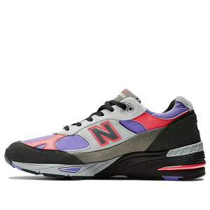 New Balance �j���[�o�����X ���f�B�[�X �X�j�[�J�[ �y(WMNS) New Balance 991 Made in England x Palace 'Black Ultra Violet' W991PLE�z �T�C�Y US_6.5(23.5cm)