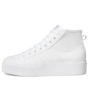 adidas AfB_X fB[X Xj[J[ White y(WMNS) adidas Nizza Platform Mid 'Triple White' FY2782z TCY US_6(23.0cm)