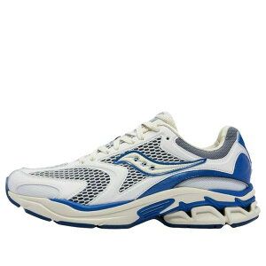 Saucony �T�b�J�j�[ �����Y �X�j�[�J�[ �ySaucony Grid Fusion LC 'White Blue' S79093-4�z �T�C�Y US_7(25.0cm)