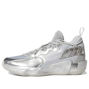 adidas �A�f�B�_�X �����Y �X�j�[�J�[ �yadidas Dame 7 EXTPLY 'Silver Metallic' FZ0172�z �T�C�Y US_8(26.0cm)