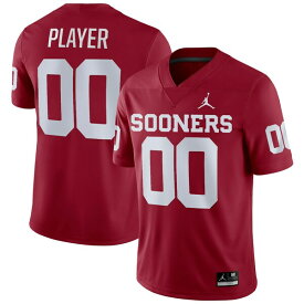 ジョーダン メンズ ユニフォーム トップス Oklahoma Sooners Jordan Brand PickAPlayer NIL Replica Football Jersey Crimson